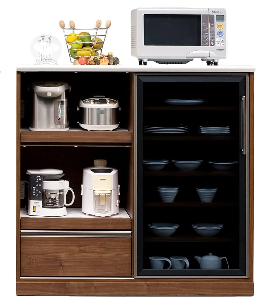 Amazon｜レンジ台 キッチンカウンター キッチン収納 背の低い